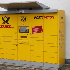 Die neue Poststation in der Marburger Straße 67 in Münchhausen, welche 24/7 geöffnet ist